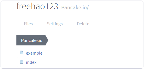 Pancake.io文件管理