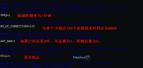DDoS deflate详细说明